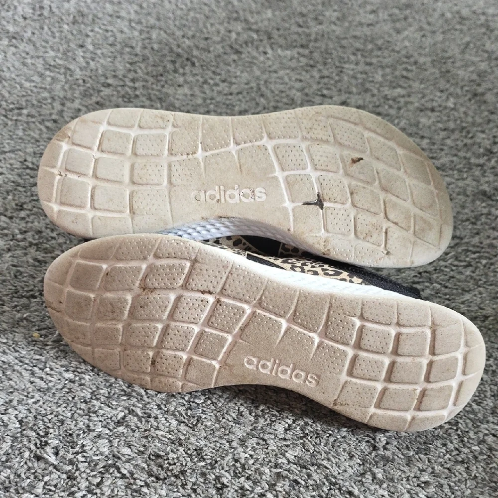 Adidas Women's Black and Brown Leopard Sneakers - Picture 3 of 4